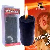 Black Thick BDSM Candle Low Temperature / Sensual Hot Wax Candles