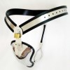 Newest Male Stainles Steel Chastity Belt Device BLACK ZC208