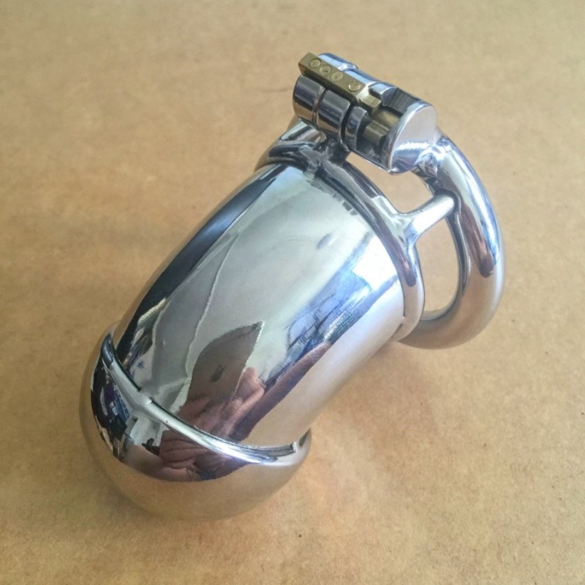 New Stainless Steel Male Chastity Device Stainless Steel